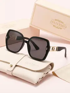 Unisex Simple Style Glasses, Trendy Casual Glasses for Everyday Use, Fashion Accessories for Outdoor Activities, Trendy Beach Eyewear