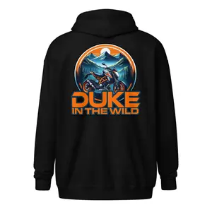 Duke in the Wild Zip Up Hoodie 2