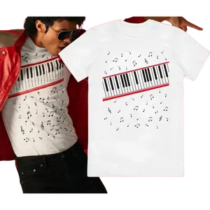 Beat It T-shirt, Michael Movie Inspired Shirt Retro King Of Pop Michael Trendy Graphic Tee Print Unisex 90s Music