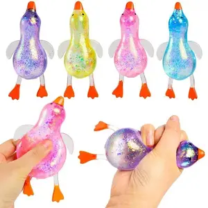 New Duck Malt Sugar Squeeze Ball Stress Relief Toy, Creative Venting Slow Bounce Squeeze, Fun and Relaxing Gift for Adults and Kids