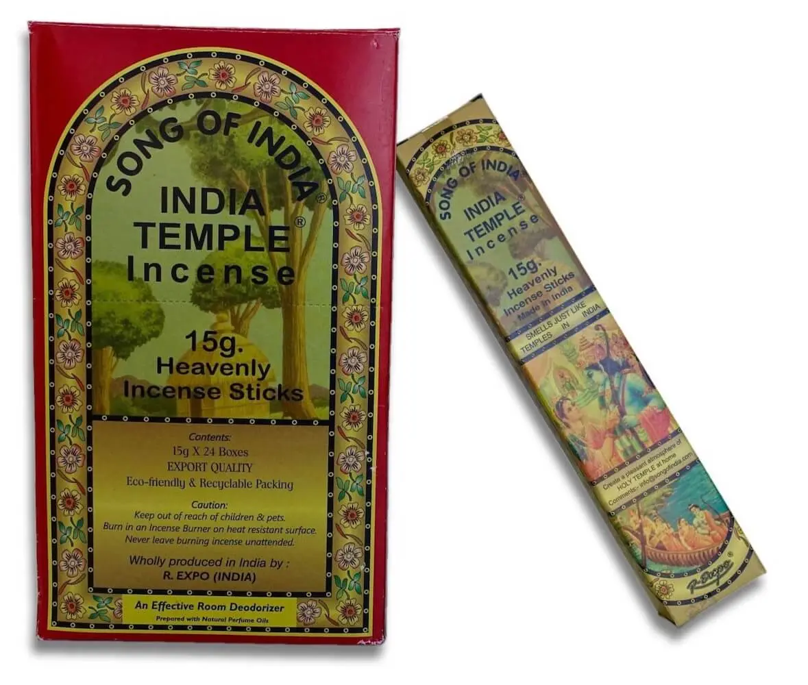 Indian Temple Incense - Song of India
