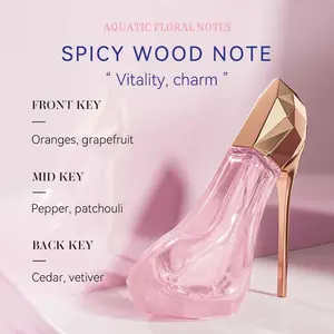High Heels Scented Spray, Women's Fragrance, Natural Gold, Long-Lasting and Alluring Women's and Personal Fragrance, 1.01 oz, Valentine's Day Gift [Gift-Ready Packaging]