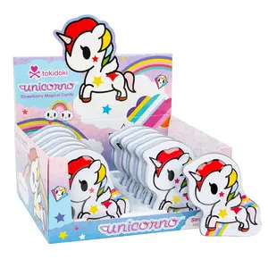 Tokidoki Unicorno Strawberry Magical Candy Collectible Tin 1.2oz - Delicious Strawberry Flavor Collectible Tin for Tokidoki Fans