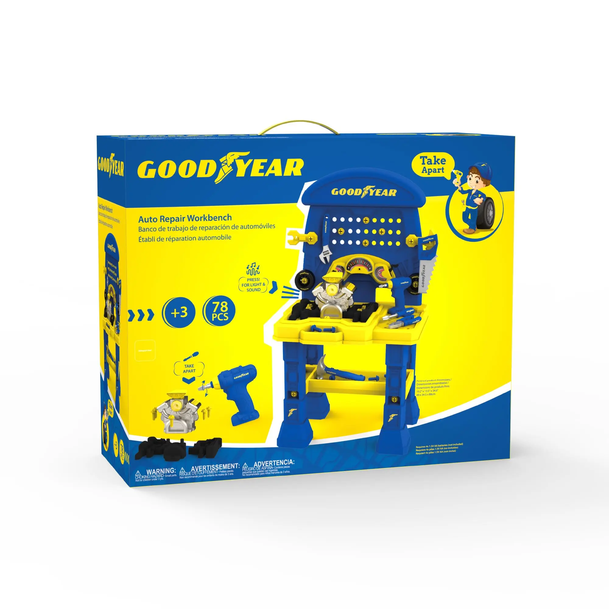 Good Year Pretend Play Repair Workbench Set for Kids