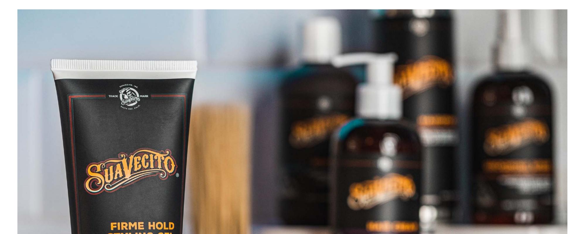 Suavecito Firme Hold Styling Gel - Strong Hold Hair Gel For Men