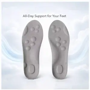 4D Cloud Design Shoe Insoles - Soft Memory Foam Orthotic Inserts for Sports Footwear
