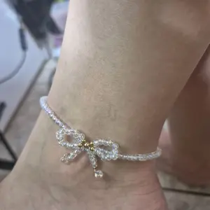 bowl beads tobillera anklet