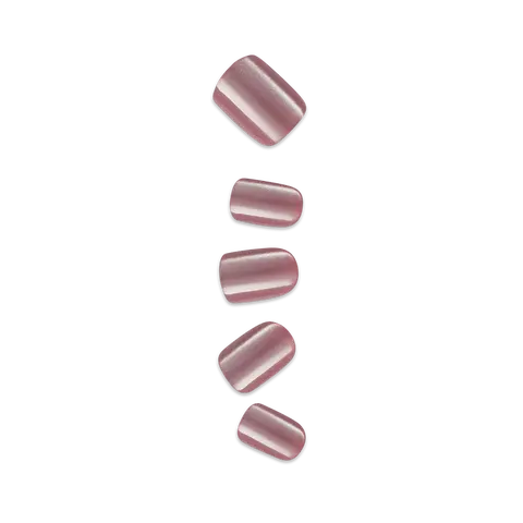 colorFX by Impress No Glue Fake Press On Nails - Glowcast | Design, Pink, Short, Squoval, Manicure