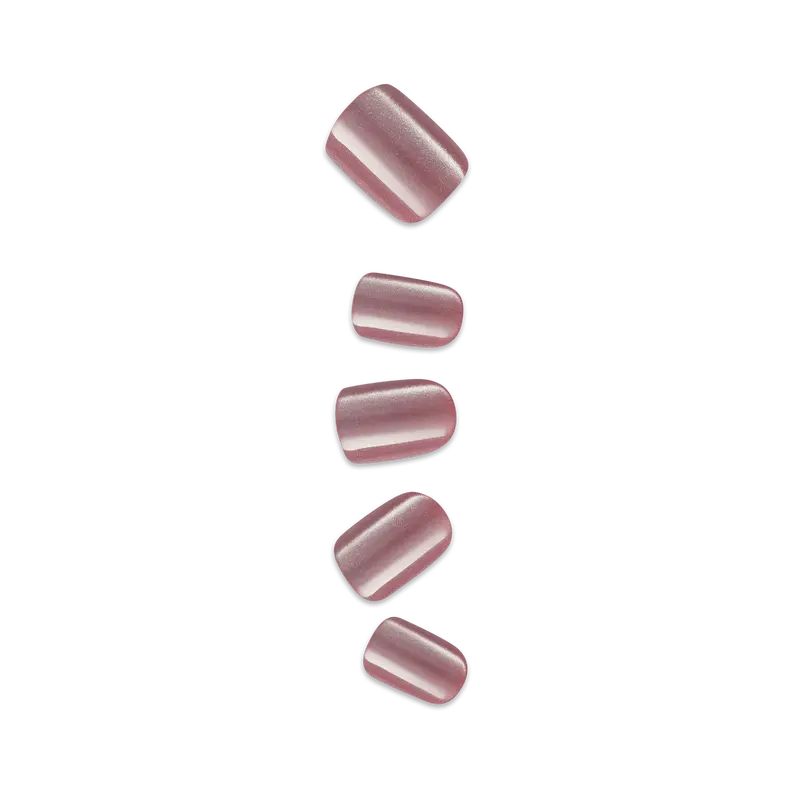 colorFX by Impress No Glue Fake Press On Nails - Glowcast | Design, Pink, Short, Squoval, Manicure