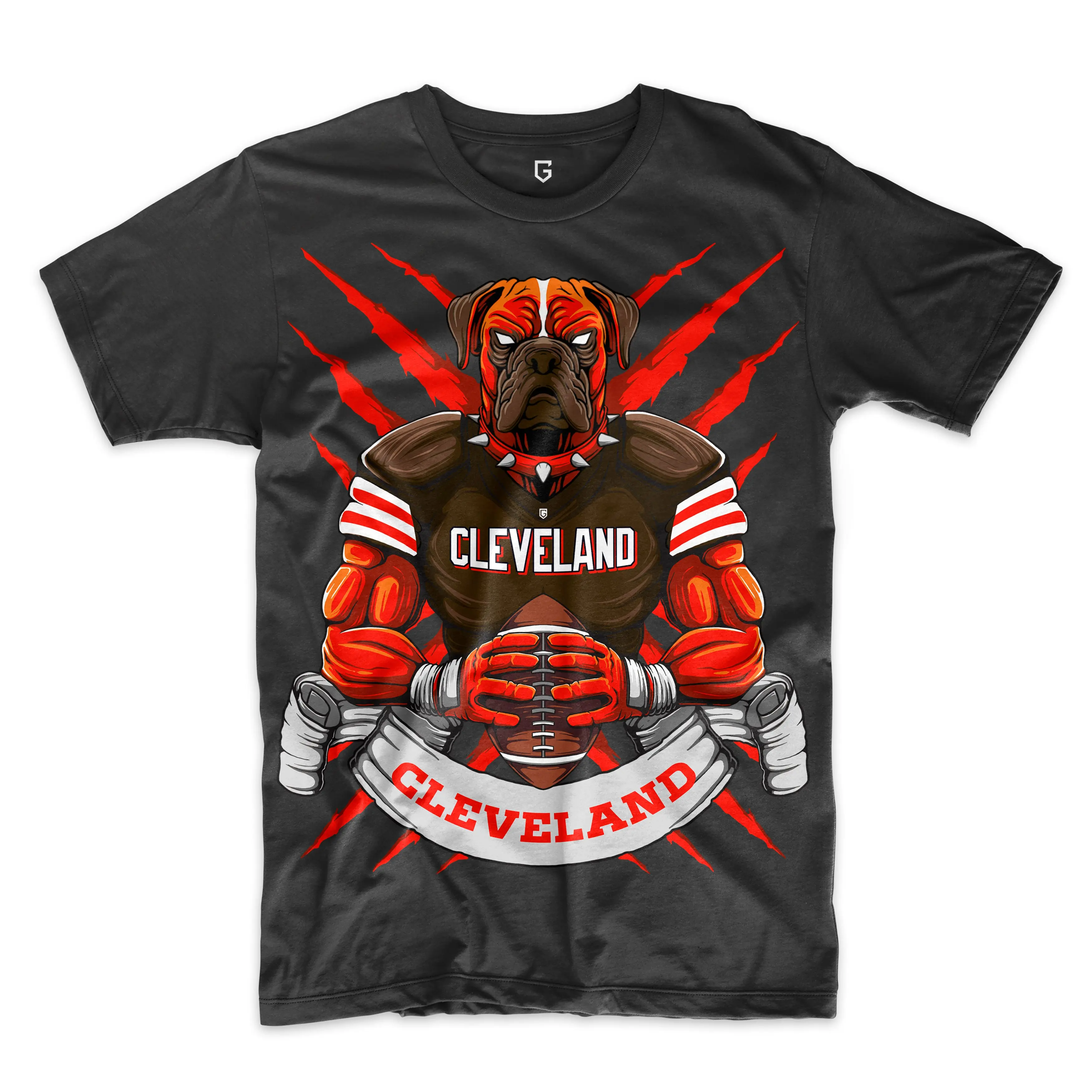 Cleveland Browns Football Men's T-Shirt