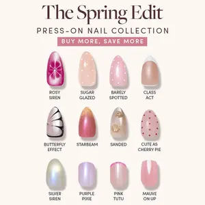 Glamnetic Spring Edit Press On Nail Collection Glamnetic Spring Edit Press On Nail Collection