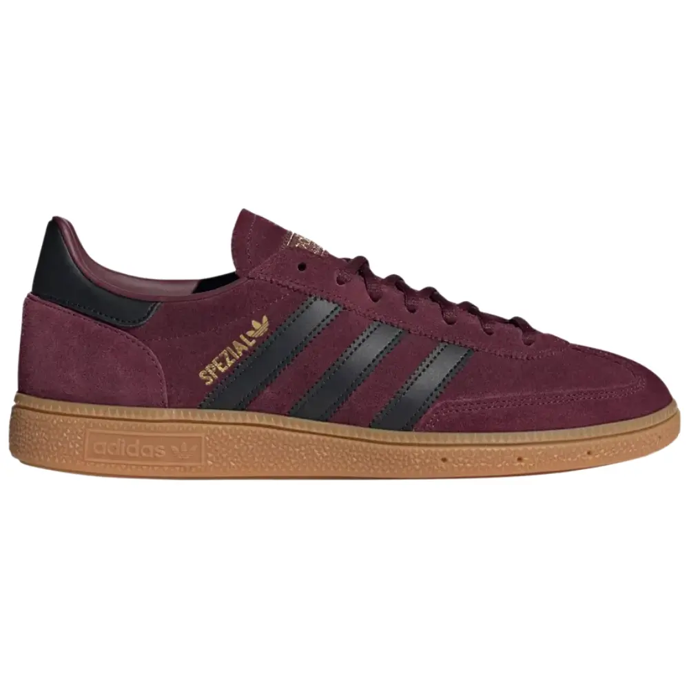 Adidas Originals Men's Maroon Handball Spezial Sneakers, JR3848 Adidas Originals Men's Maroon Handball Spezial Sneakers, JR3848