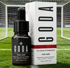 GODA The Original Pheromones Perfume for Women, Long-Lasting Feminine Fragrance with Jasmine & Rose, Floral Scent Oil, Vegan & Cruelty-Free Travel Size Perfume, All-Day Attractive Aura, 15ml / 0.50 fl. oz