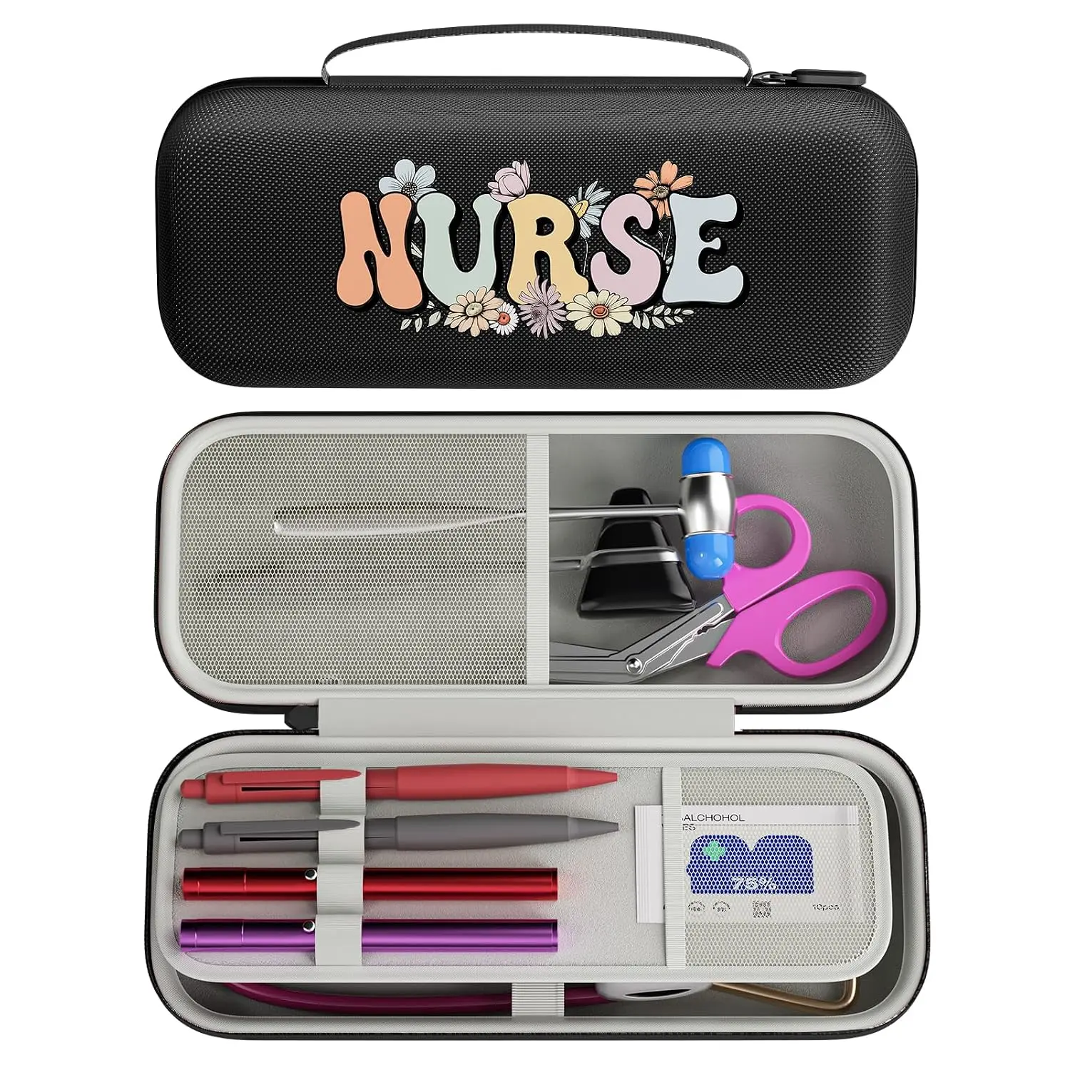 Stethoscope Case for 3M Littmann Classic III, Cardiology IV, MDF, EKO - Nurse Gifts for Women, Nursing Student Gifts, Cute Hard Shell Nurse Bag