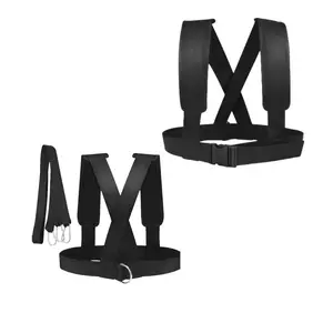 Resistance Sled Harness Vest, Pull Rope Resistance Training Vest, Durable Exercise Equipment for Fitness Workouts, Comfortable & Effective, Home Workout Equipment
