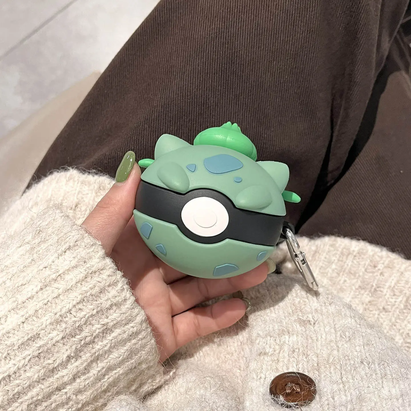 1 3D cartoon earphone case, cute Playful wireless Bluetooth earphone case, drop resistant, durable and stylish accessory, suitable for Samsung Galaxy buds 3, 4/3, 4 Pro/3 FE