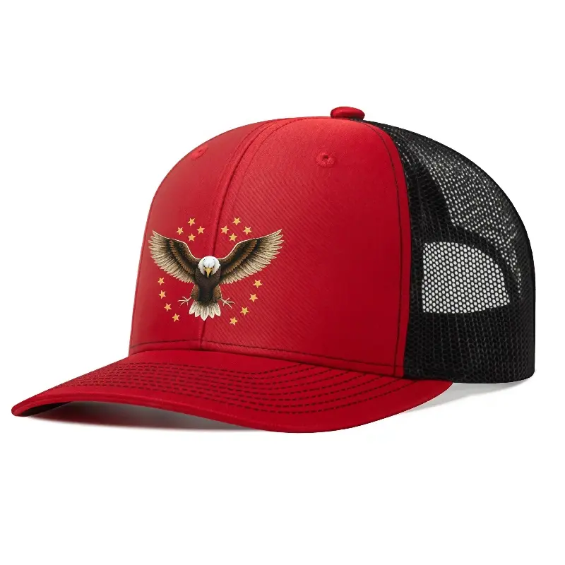 Red with Black Mesh