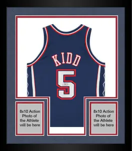 Framed Jason Kidd New Jersey Nets Autographed Navy Mitchell & Ness 2006-2007 Authentic Jersey - Fanatics Authentic Certified