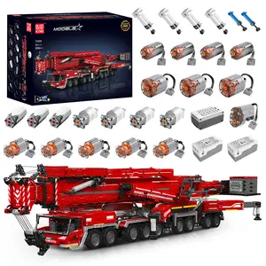 Mould King 17008 Technical Car Toys Motorized LTM 11200 Crane Truck Building Block Assembly Model Brick Toys Sets