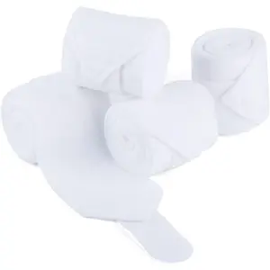 Horse Polo Wraps Soft Fleece Polo Wraps Equestrian Leg Bandage Wrap Set of 4 Packs