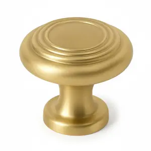 Cosmas 4122BB Brushed Brass Ring Cabinet Knob