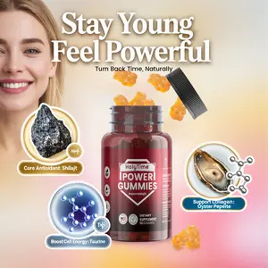 【HolyTime】 Power Gummies – Women’s Daily Anti-Aging, Energy & Glow Supplement with Shilajit