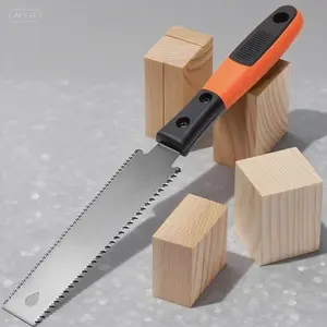 6-Inch Double-Edge Woodworking Saw, SK5 Flexible Blade with   Handle, 14/17 TPI Precision Cutting for Hardwood & Softwood, Ergonomic Pull Saw for Fine Carpentry, Durable Hand Tool for DIY Projects   soft grip repair  tools hcs tool blade storage pouch