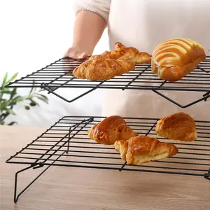 Cooling Rack, 3-Tier Stainless Steel Stackable Baking Cooking Cooling Racks for Cooling Roasting Grilling, Collapsible & Heavy Duty, Oven & Dishwasher Safe