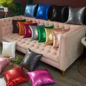 Sparkling Comfy Throw Pillow set for Party, Wedding, Christmas, New Year Decoration - Perfect for Home and Sofa
