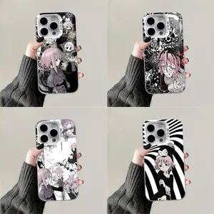 Unique artistic design phone case Crona Anime S-Soul Eater Y2K Gothic Style Phone Case For iPhone 17 16 15 14 13 12 11 Pro Max Plus Air Anti Fall Gray White Matte Hard Bumper Protective drop-proof retro stylish Christmas Gift
