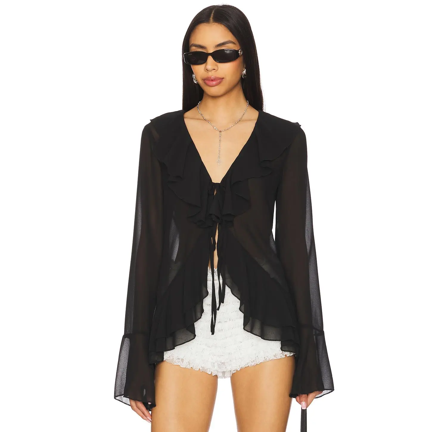 MORE TO COME Alisia Top in Black