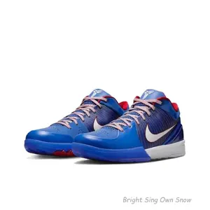 Kobe 4 Protro Philly Stylish, Comfortable, Slip-resistant, Durable, Versatile Basketball Shoes