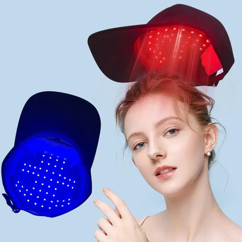 Infrared Light Therapy Hair Growth Cap, Laser Treatment Helmet for Baldness Prevention, 1200mah Lithium Battery, Model Lhm-003