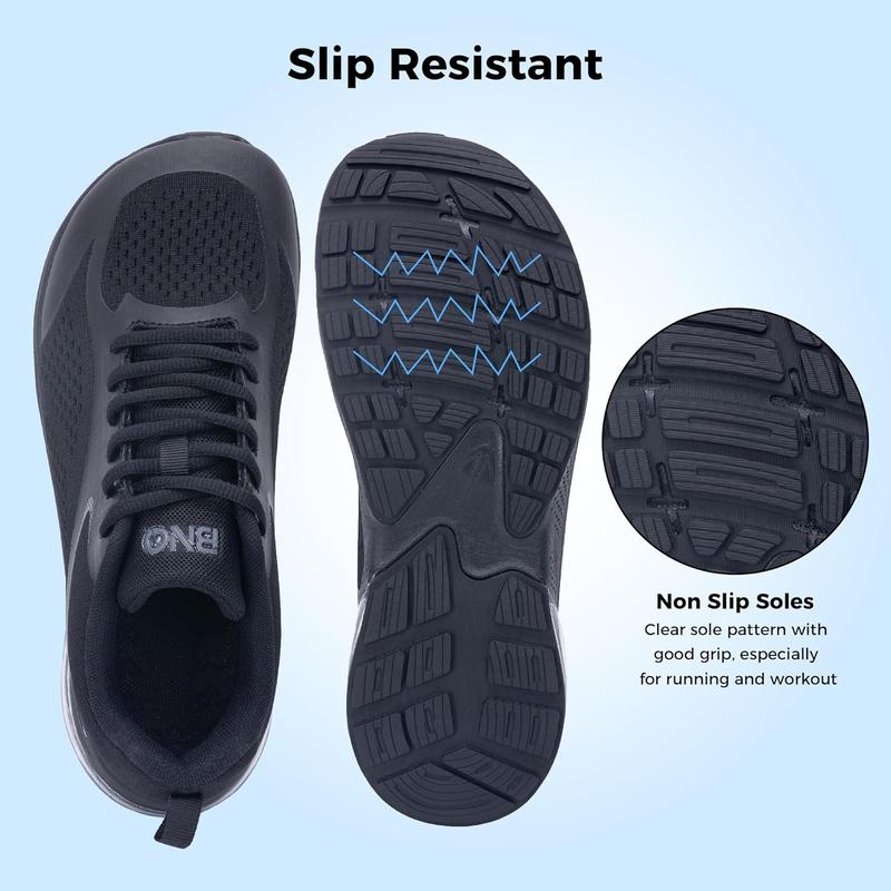 AOV Womens Wide Toe Box Walking Shoes Arch Support Plantar Fasciitis Running Tennis Sneakers Gym Training Shoes Running Shoes