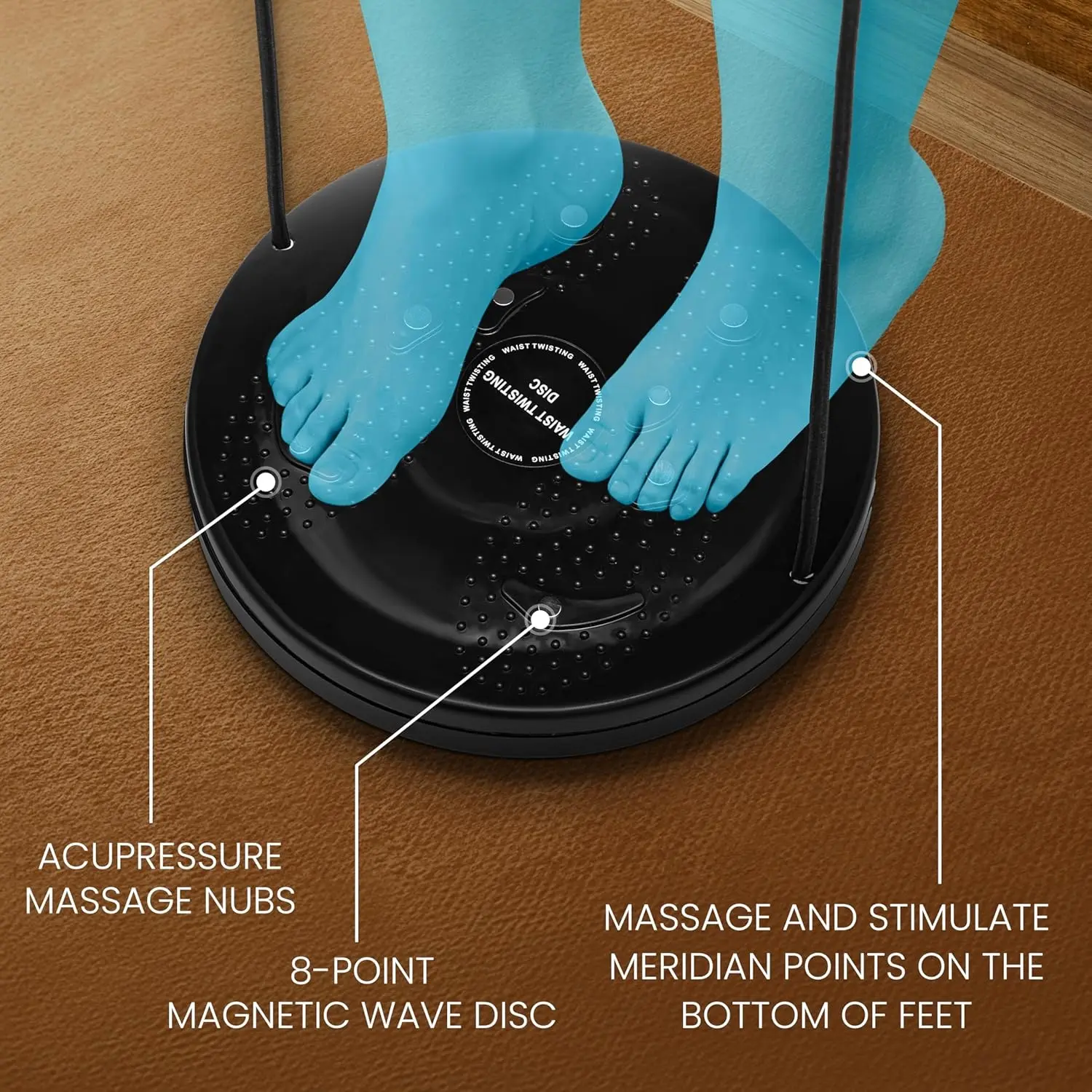 Massage Waist Twister, Twist Waist Board, Fitness Equipment, Exercise Equipment, Home Training Equipment, Home Office Fitness Relaxation Accessory Low Noise Stable Durable Waist Shaping Muscle Soreness Relief Tool Relieve Discomfort From Prolonged Sitting