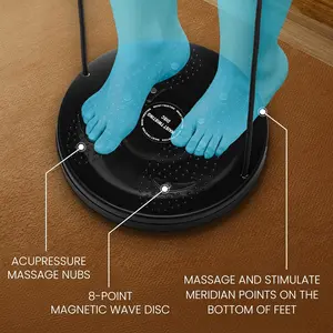 Massage Waist Twister Home Office Fitness Relaxation Supply Accessory Low Noise Stable Durable Comfortable Effective Waist Shaping Muscle Soreness Relief Tool for Home Daily Workout Office Rest Break Relieve Discomfort From Prolonged Sitting Daily Us