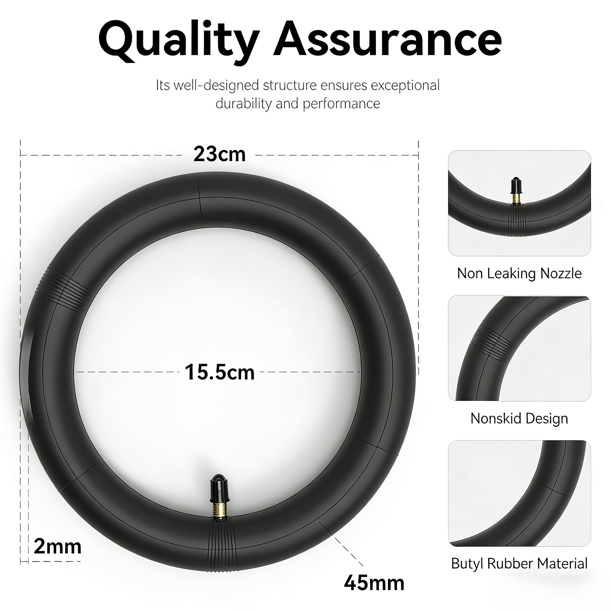 2-pack 10x2.5 60/70-6.5 thickened inner tubes| Suitable for Ninebot G30 Max/G30/G30D/G30LP electric scooter replacement parts