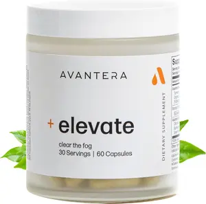 New Avantera Elevate Premium 60 Capsules Nootropic Supplement - Beat Brain Health supplement - Women's Hormone Balance Supplement Brain & Memory Support Supplement