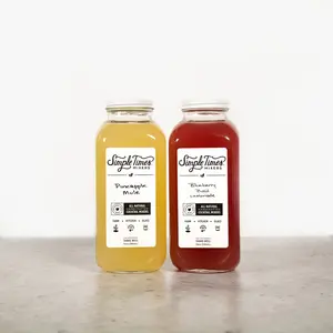 Simple Times Mixers Pineapple Mule + Blueberry Basil Lemonade Cocktail Mixers Beverage Natural