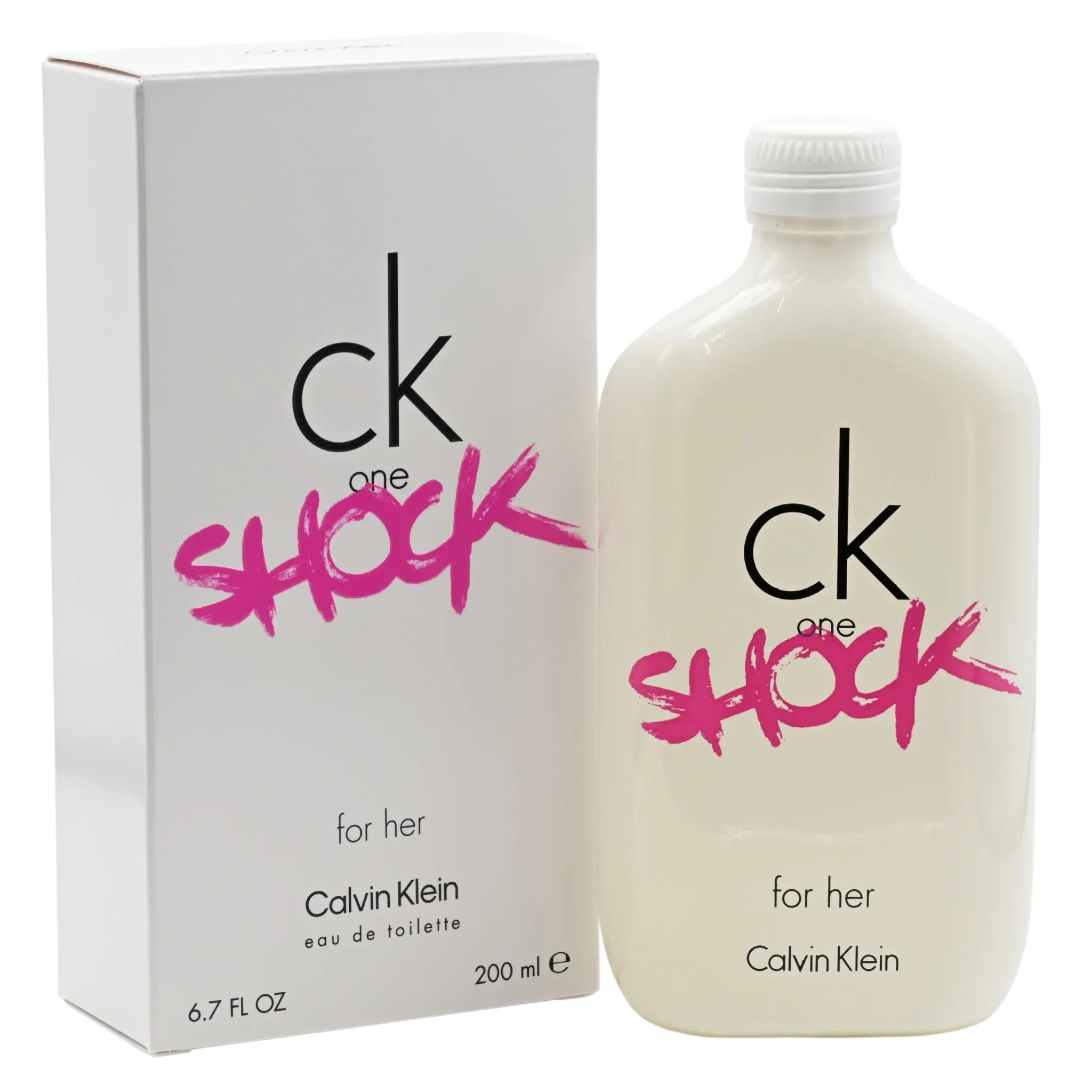 Calvin Klein CK 1 Shock Bold Floral Women's Eau de Toilette (EDT) - 6.7 fl oz Boxed Ultra-Luxe Fragranced Floral Musk Flowers Fragrance, Opulent Oriental Scent, New in Box, Floral Musk Perfume, Fragranced Women's Fragrance
