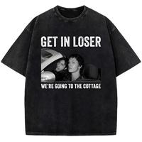 Washed T-shirt-black