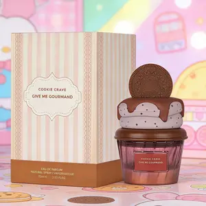Cookie Crave|75ml Eau de Toilette SpraySweet vanilla cookiescent with cocoa butter and sugar notesUnisexgourmand fragrance|long-lasting aromaWarmcozy daily perfume, perfect thoughtful gift Lasting Fragrance