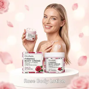 Rose Body Lotion, Moisturizing Hydrating Body Care, Firming Lotion, Nourishing Softening Massage Lotion, Gentle Skin Treatment, Daily Use