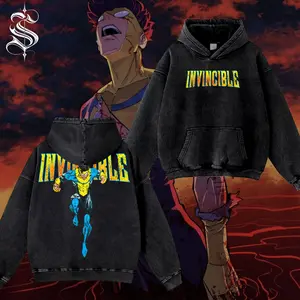 [StyleHero No1] Invincible Graphic T-Shirt Hoodie, Premium Washed Tee & Gildan Hoodie #4 , Mark Grayson T-Shirt, Superhero Comic Streetwear Shirt, Vintage Animation Inspired Apparel, Gift For Comic Fans