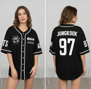 2026 Hot New [Baseball Jersey] Custom Bangtan Members Baseball Jersey, Arirang World Tour 2026 Merch Shirt, Kpop Gift for Army, Football Jersey Gift Fans, Custom Kpop Jersey