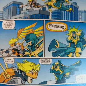 T-Man & HyperStrike Remastered Full Color Comic Book Soft Cover