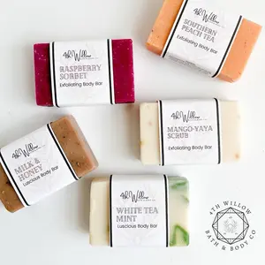 Exfoliating Body Bars - Cold-pressed Soap for Gentle Skin Exfoliation