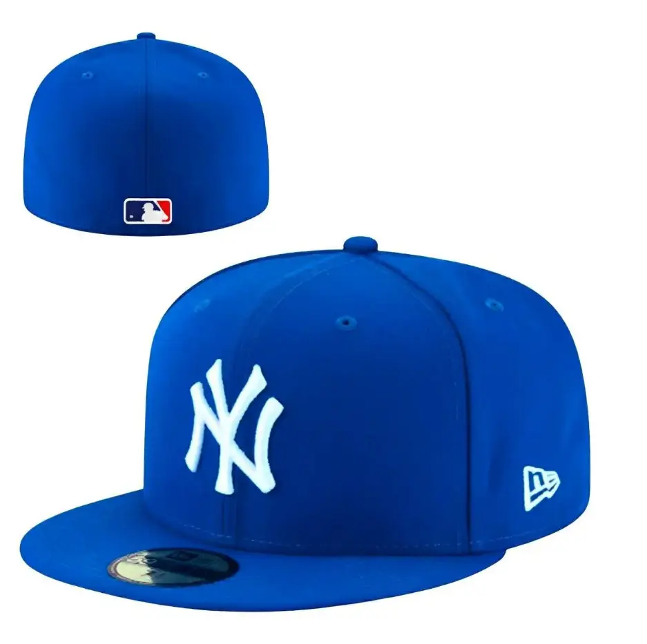 New Era MLB NY Yankees LA Dodgers 9FIFTY Snapback Hat, Flat Brim Structured Crown Design, Premium Cotton Fabric, Bold Embroidered NY LA Logo, Adjustable Snapback Streetwear Cap For Men Women