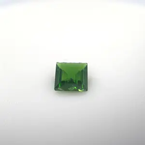 Chrome Diopside Square Cut 0.61 Ct – Forest Green Natural Diopside