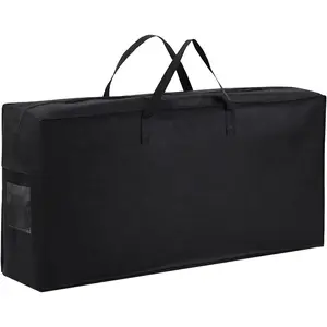 Folding Mattress Bag, Carry Case for Trifold Mattress, Convenient Moving and Travel (Fits4"Full Mattress, Black)